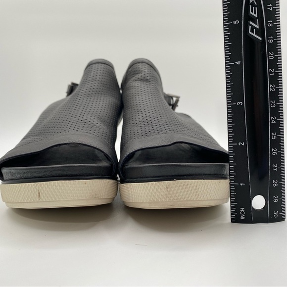 EILEEN FISHER Sport Platform Sandal Sz 7 Charcoal Gray - Picture 12 of 14
